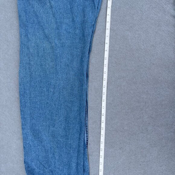 Aeropostale 90s Baggy Jeans Size 14 Regular Medium Wash Straight Leg Carpenter - Picture 7 of 7